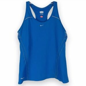 Nike Women's Fit Dry Blue Tank Top Shirt Size XL